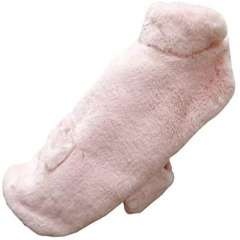 Chaleco de pelo para perro color Rosa