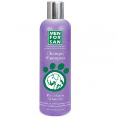 Champú para perros de pelo blanco Menforsan