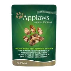 Comida húmeda para gatos Applaws Pouch pollo y espárragos