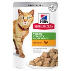 Hill's Youthful Vitality 7 húmedo para gatos con pollo