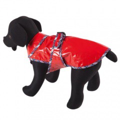 Impermeable rojo para galgos