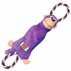 Kong Tugger Knots Peluche Mono con cuerda para perros