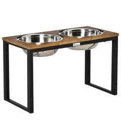 PawHut Comedero Elevado para perros