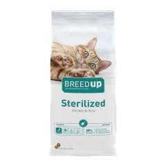 Pienso súperpremium para gatos Breed Up Sterilised con pollo