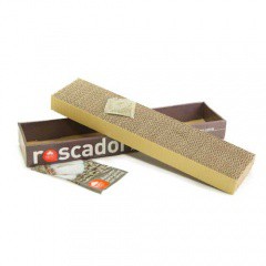 Rascador de cartón TK-Pet con catnip para gatos