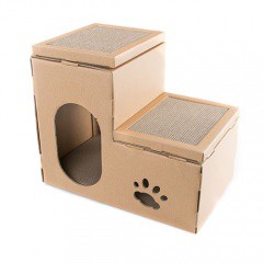 Rascador para gatos 2 en 1 TK-Pet Cat Home