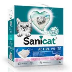 Sanicat Active White arena aglomerante efecto relax olor Lotus
