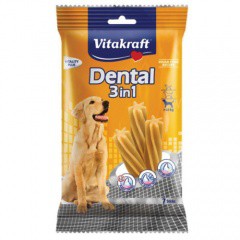 Snacks Dental Sticks 3in1 Vitakraft para perros medianos y grandes