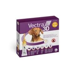 Vectra 3D antiparasitario pipetas para perros 1,5-4 kg