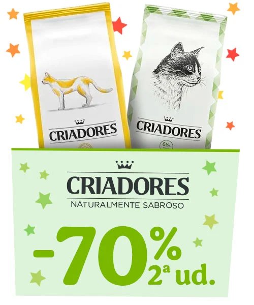 Criadores 70% dto 2ªud