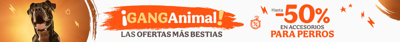 Ganganimal: Hasta 50% dto en accesorios para perros.