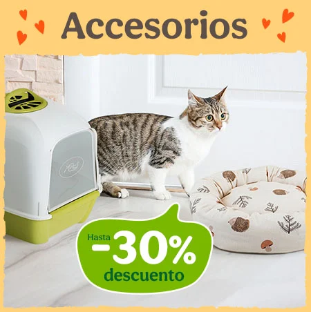 Hasta 30% dto en accesorios para gatos.