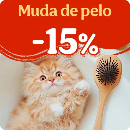 15% dto en productos para cuidar el manto de tu peludo.