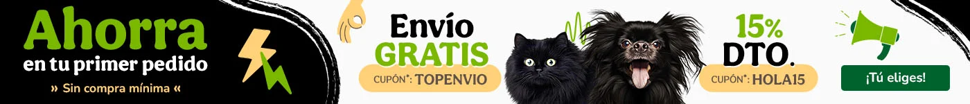 ¡Promoción de bienvenida! Si eres nuevo en Tiendanimal aprovecha los mejores descuentos