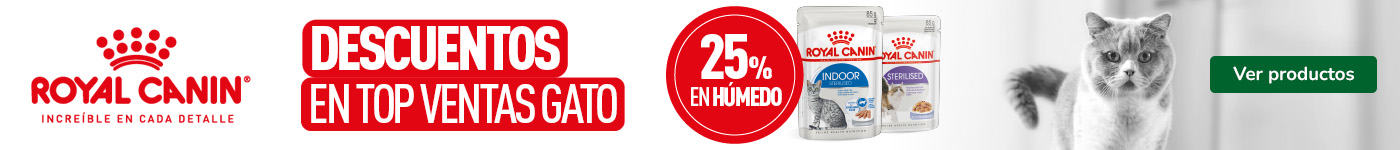 Royal Canin: 25% dto en el pack de 48 unidades de comida húmeda para gatos.