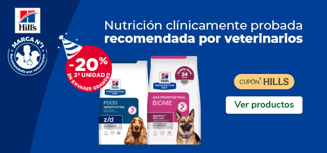 Hill's Prescription Diet: 20% dto en la 2ª unidad de pienso para perros.