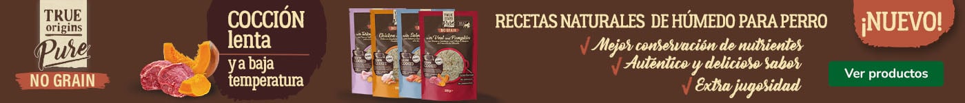 Recetas naturales de comida húmeda para perro.