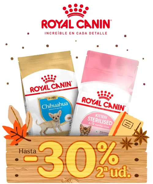 Royal Canin: Hasta 30% dto 2ª ud