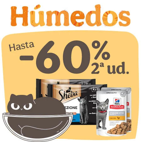 Michimanía: Hasta 60% dto en la 2ª unidad de húmedos para gatos.
