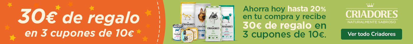 Criadores: Consigue 30€ de regalo con tu compra.