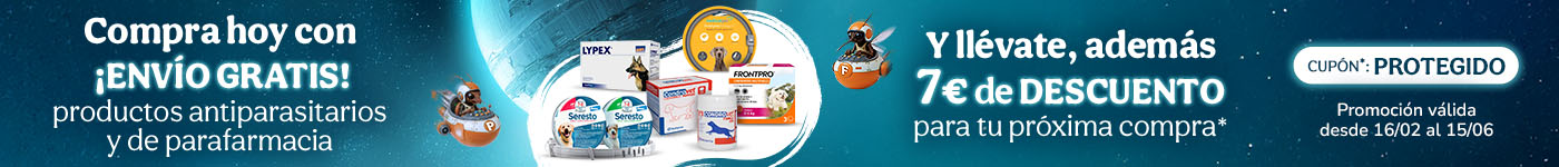 Compra con envío gratis y llévate 7€ de descuento en la próxima compra.