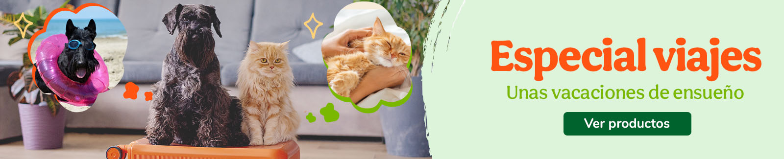 ¡Viaja con tu mascota! Selección de productos para perro y gato