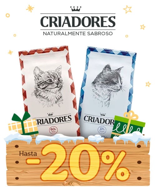 Criadores: Hasta 20% dto en piensos para gato.