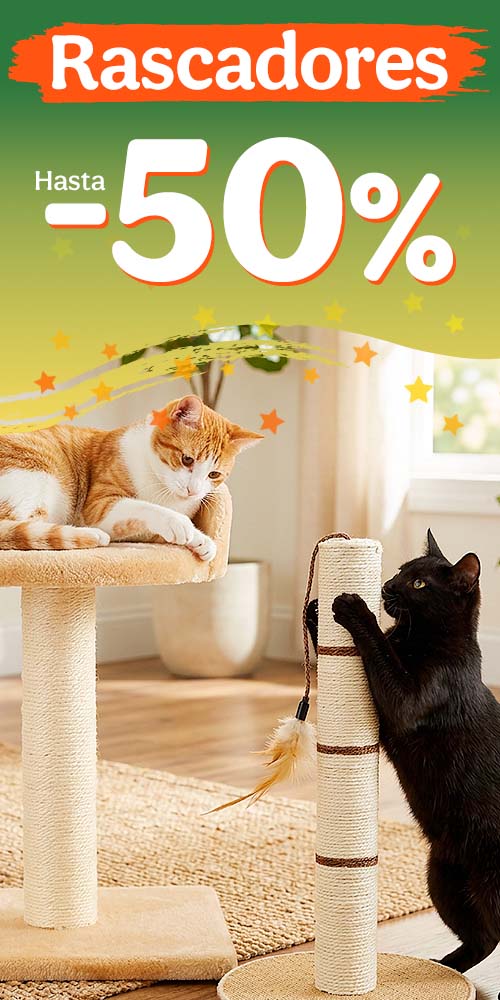 Hasta 50% dto en rascadores