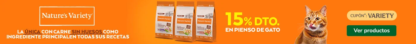 Natures Variety Grain Free: 15% dto en pienso para gatos.