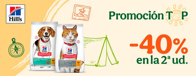 Hills  Science Plan: 2ª unidad al 40% dto en sacos pequeños de pienso para tu peludo.