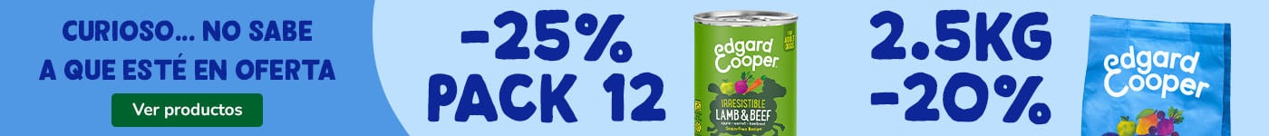 Edgard & Cooper: 25% dto en packs de 12 húmedos para perro.