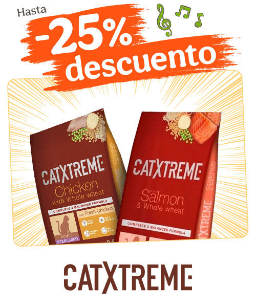 Catxtreme: Hasta 25% dto en pienso para gatos.
