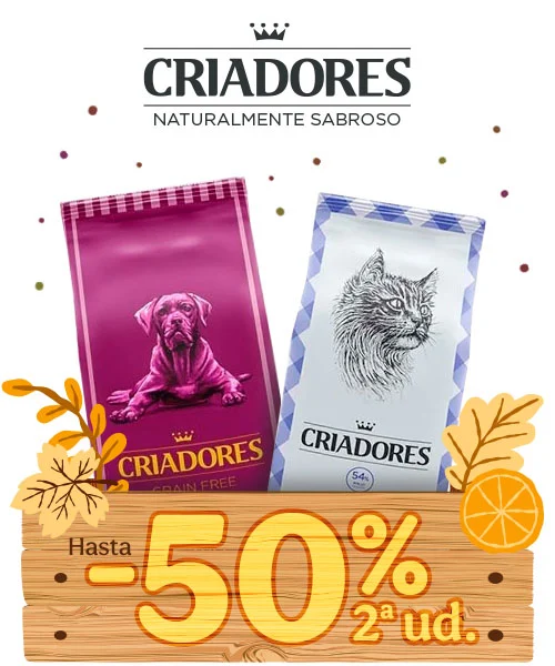 Criadores: Hasta 50% dto 2ªud