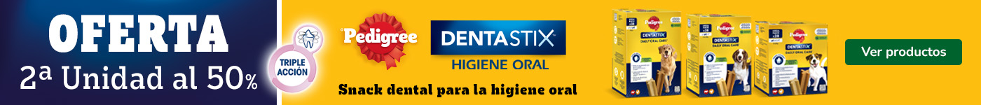 Dentastix: ¡2ª unidad al 50% en snack dental para perros!