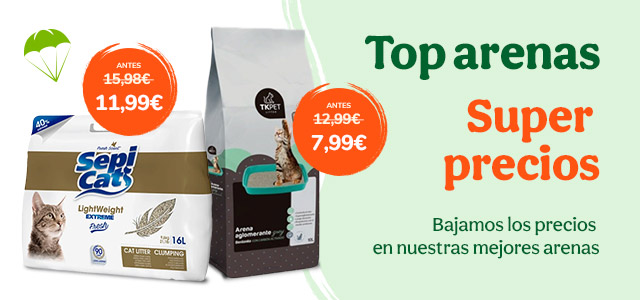 Top arenas con super precio