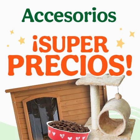 ¡Super precios en accesorios para perro y gato!