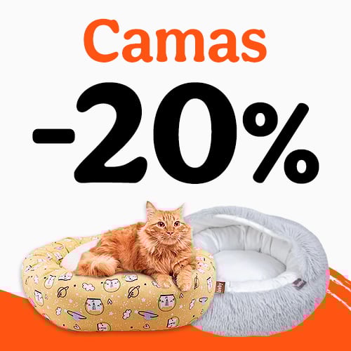 20% dto en camas para gatos.