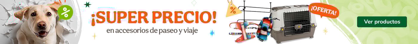Accesorios de viaje y paseo para perros con super precios.