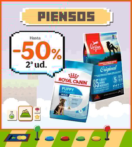 Hasta -50% en la 2ª de pienso