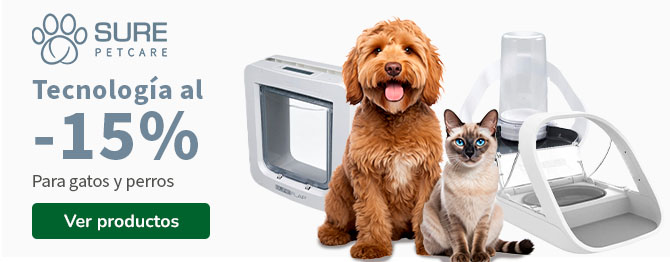 Tecnología al 10% de descuento con Sure Petcare