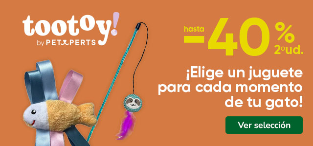 Tootoy: Hasta 40% dto en la 2ª unidad de juguetes para tu peludo.