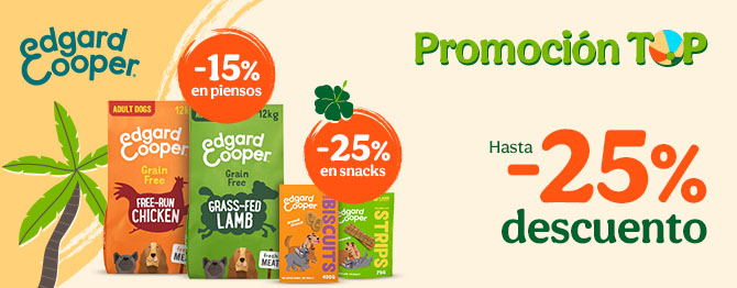 Edgard & Cooper: ¡Hasta 25% de descuento en snacks y 15% de descuento en pienso para perros!