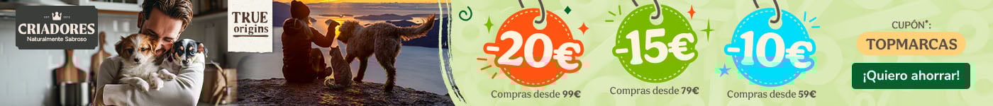 Hasta 20% dto en Criadores y True Origins.