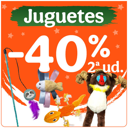 Tootoy: 40% dto en la 2ª unidad de juguetes para tu peludo.