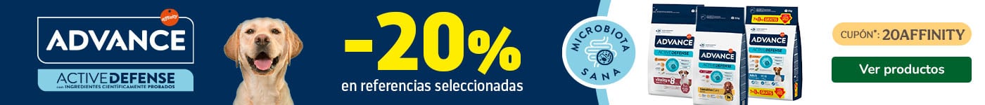 Advance: 20% dto en pienso para perros.