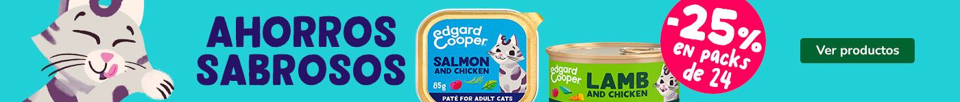 Edgard & Cooper: 25% de dto en el pack de 24 húmedos para gato.