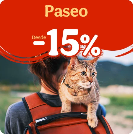 Desde 15% dto en productos de paseo para tu peludo.