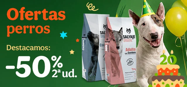 Salvaje Original: 50% dto en la 2ª unidad de pienso para perros.
