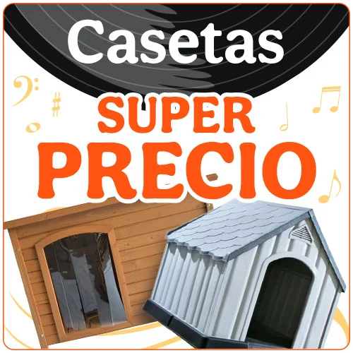 Casetas con súper precios.