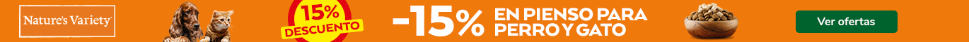 Natures Variety -15% en pienso + pienso con ¡REGALO! Con el cupón NATURES15